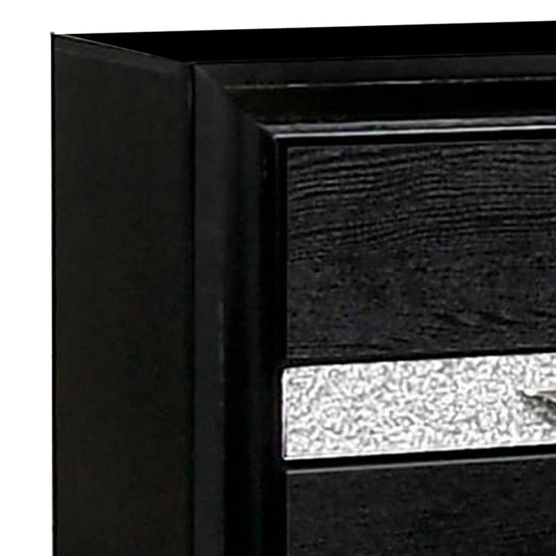 Smyth 26'' W Nightstand, Black