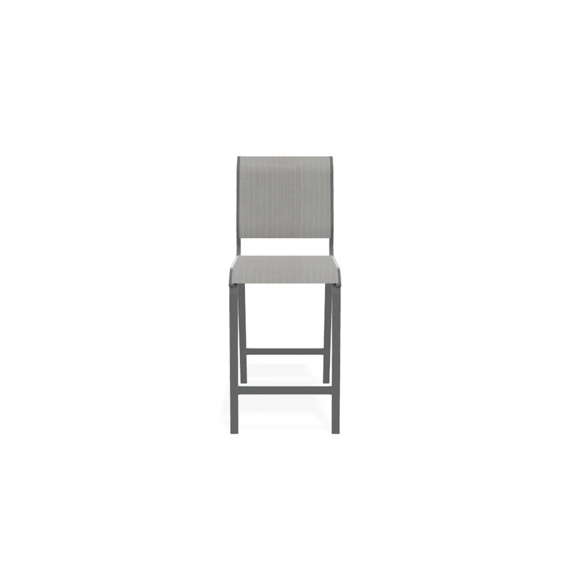 Tabouret de bar 26 po Holna, Graphite texturé, Amalfi