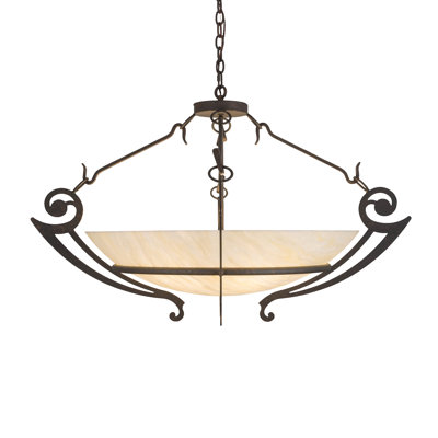 Luminaire suspendu bol / urne simple à 6 lumières Ceres