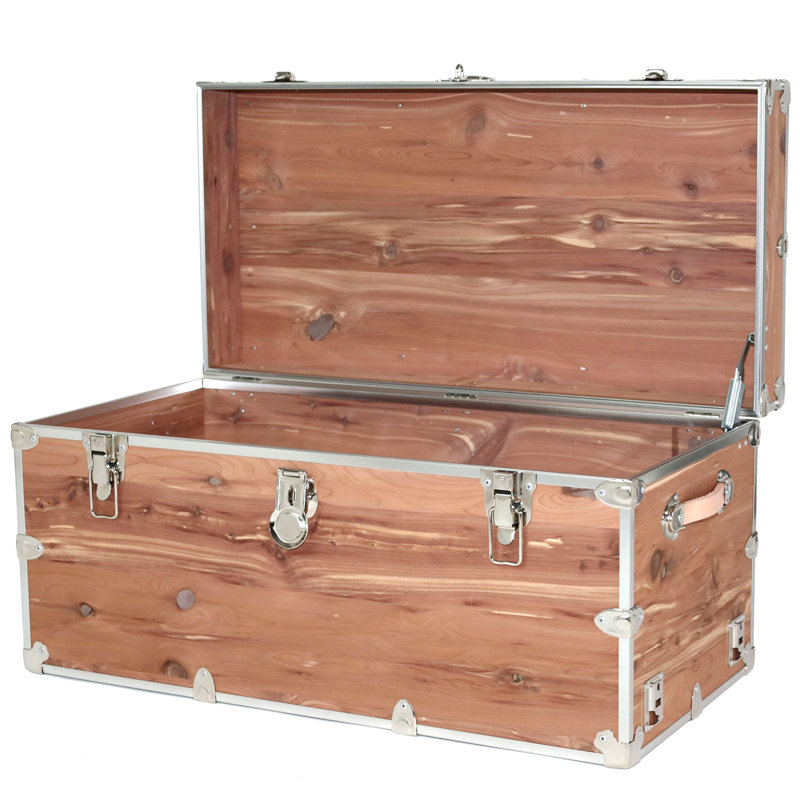 Table basse Rhino Knotty Cedar, H 18 po x L 20 po x l 40 po, Argent argent