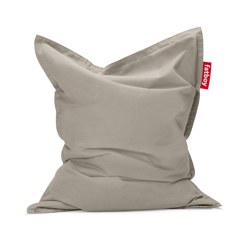 Fatboy Original Outdoor Bean Bag, Gray Taupe Polypropylene/Olefin