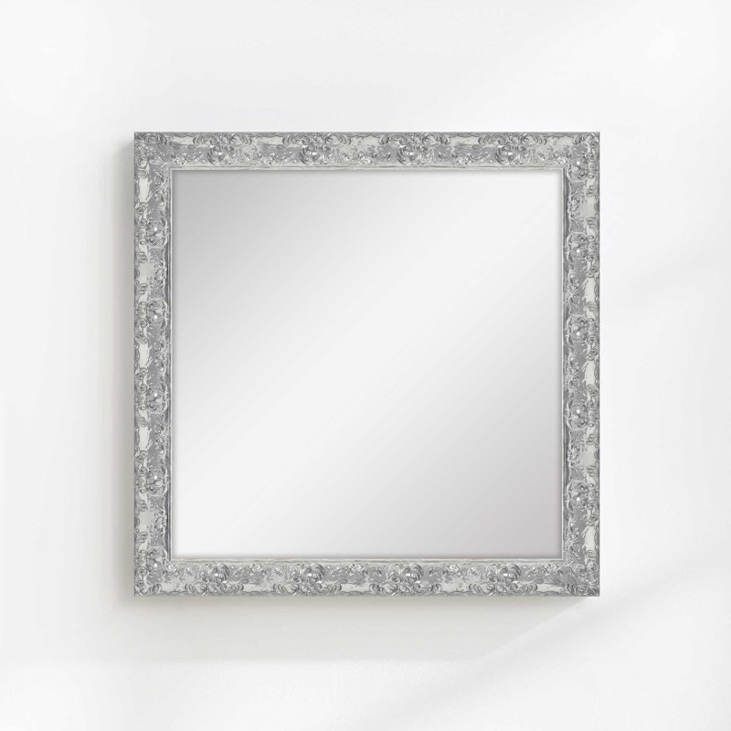 Miroir Lavo, Argent électrique, 43 po x 43 po