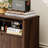 Free Standing Shoe Storage Cabinet  With 2 Flip Drawers For Entryway-616291613
