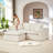 Chenille Cloud Sofa, Freely Combinable-1922830891
