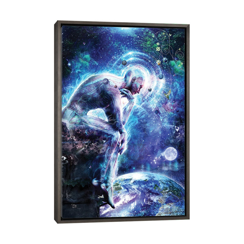 "Le mystère de nous-mêmes" par Cameron Gray-impression d’art graphique, H 40 po x l 26 po x P 1,5 po, Pas de tapis