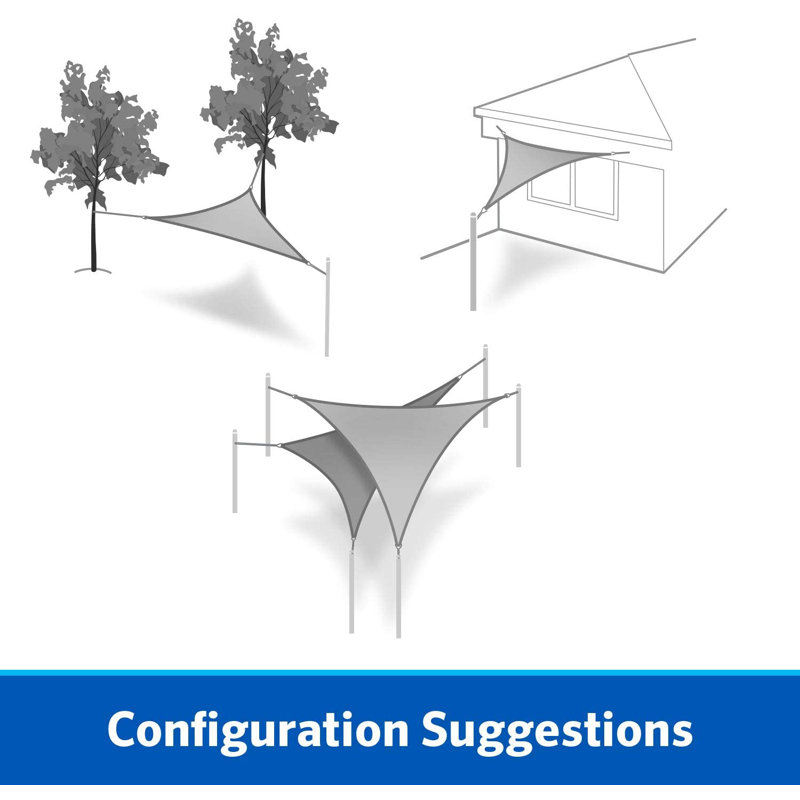 Coolhaven Sapphire 12' Square Shade Sail