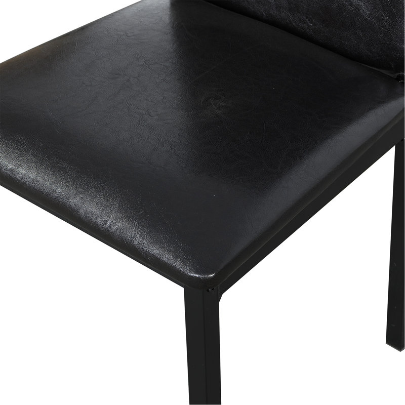 4-Piece Metal Frame Dining Seats