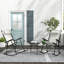 Ensemble de chaises berçantes d'extérieur 2 pièces Outsunny, ensemble de chaise berçante pliable pour patio-763475265