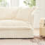 - Crème, luxe avec des matériaux, éléments de design élégants, housses souples amovibles, sièges confortables, sièges confortables, assemblage facile
