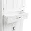 Armoire de rangement pour salle de bain avec portes et tiroir, armoire d'appoint-1727127120