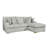 Sadie 97" Wide Reversible Sofa & Chaise with Ottoman-62394606-70706299