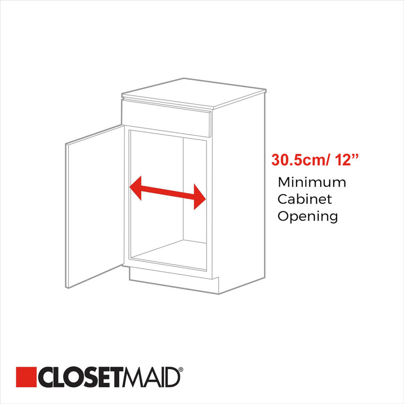 Premium Kitchen Two Tier Under Shelf Pull Out Basket