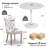 Aya-Rose Round Dining Table Sets with 2 dining chairs-1821721064-1839142346