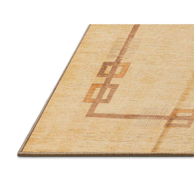 Abstract Indoor Rug, Rectangle 7' x 9'