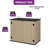 4.5 ft. W x 2.8 ft. D Resin Horizontal Storage Shed-89153877