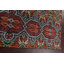 Tapis multicolore en laine noué à la main de conception unique 5 pi 6 po x 8 pi 6 po