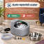 Distributeur d'eau automatique pour chiens, se connectant à une arrivée d'eau et utilisant l'alimentation USB pour remplir automatiquement la gamelle.