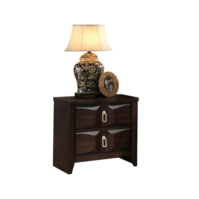 Modern Contemporary Home Bed Room Utility Night Stand Espresso Finish -  Longshore Tides, 22554C7D43A44ECD84DFA18D0FF60B18