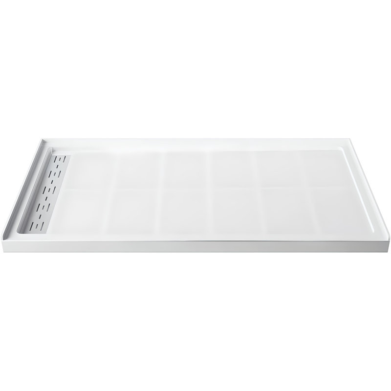 Base de douche à seuil simple l 48 po x P 36 po, Gauche