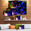 Multicolore fibre optique éclairage - impression sur toile tendue-19240185