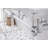 Ellie 33" Tall Stone Oval Console Bathroom Vanity with Faucet and Overflow-713961225