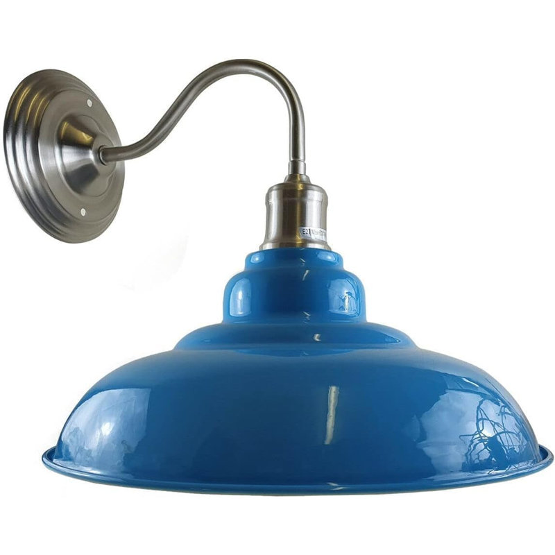 Armed Sconce, Light Blue
