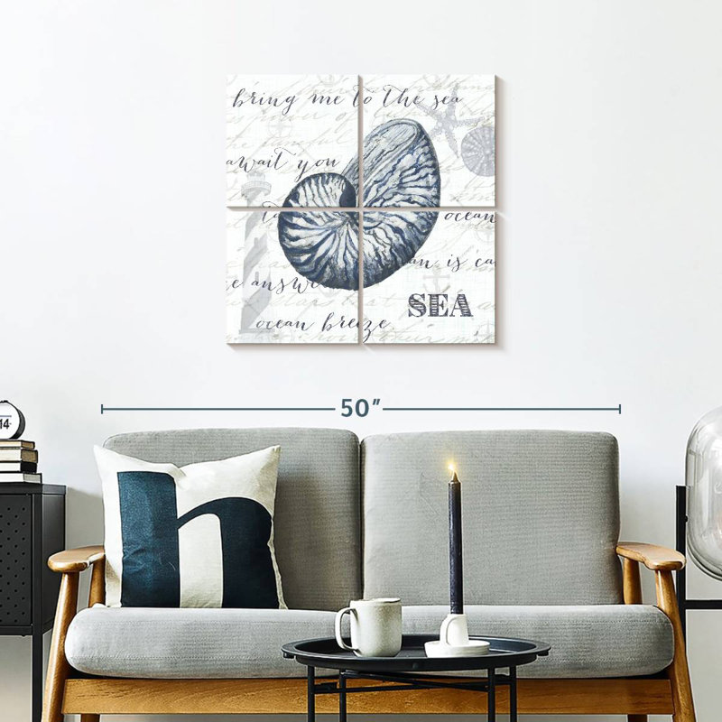 Brampt Indigo Shell II, 26" H x 26" W