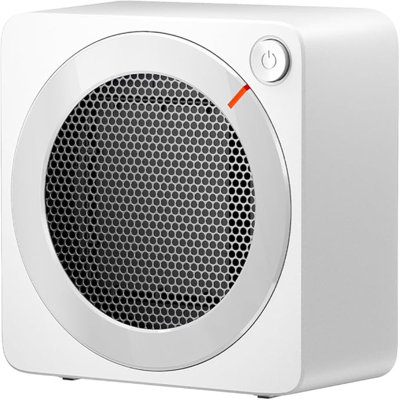 GAIATOP Space Heater, 500W Energy Efficient For Indoor Use, PTC Ceramic Fast Heating Electric Desk Heater, Overheating 45°Tip-Over Protection Portabl