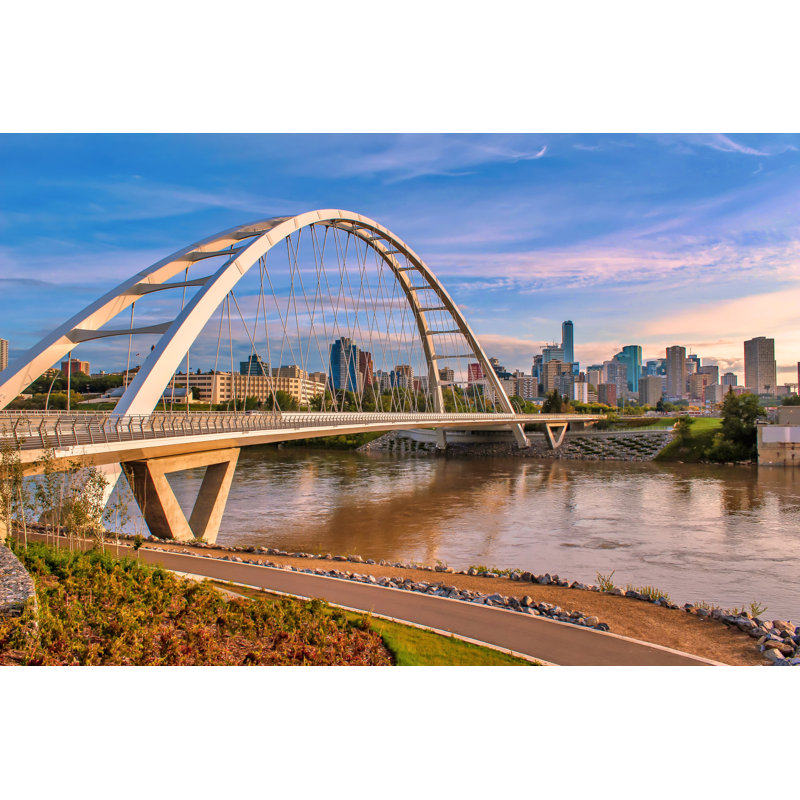 Walterdale Bridge - Wrapped Canvas Print, 81cm H x 122cm W x 3.8cm D