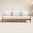 Clairmont Teakwood Patio Sofa-112272351