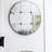 Manufactured Wood Frame Vertical Round Mirror