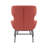 Cathalina Fabric Wingback Accent Chair with Ottoman-283539035