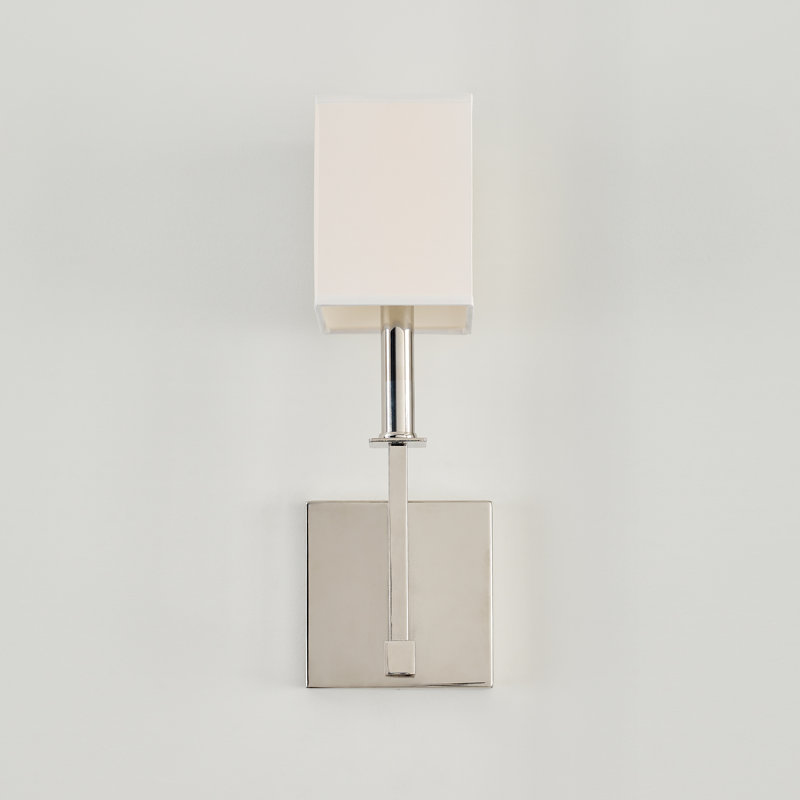 Applique murale 1 lumière Quinn de , Nickel poli
