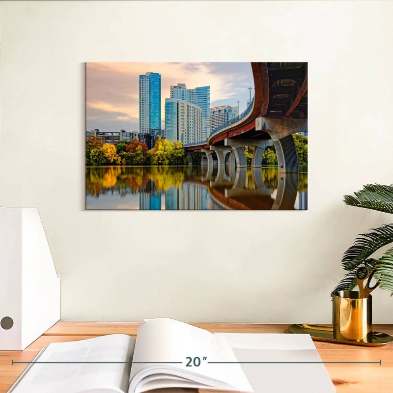 Paysage urbain urbain Sirci Austin, H 8 po x l 12 po