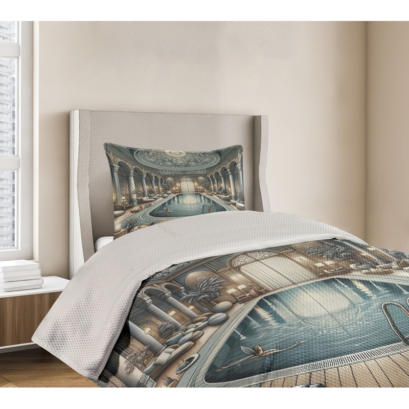 Polyester Coverlet, Twin Coverlet + 1 Standard Shams