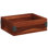Boîte de présentation rectangulaire empilable en bois noyer urbain GET Enterprises WB-1294WD-W 8B7803448F7E496D9A9C9B5F04CE76FA