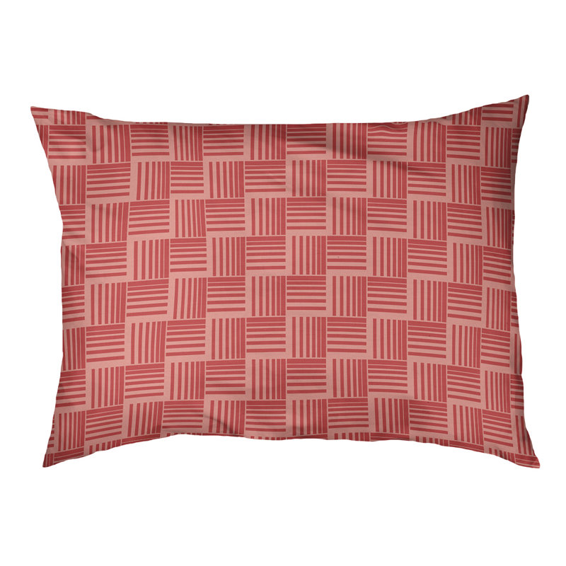Coussin Cheng, Grand (l 50 po x P 7 po x H 40 po), Crimson