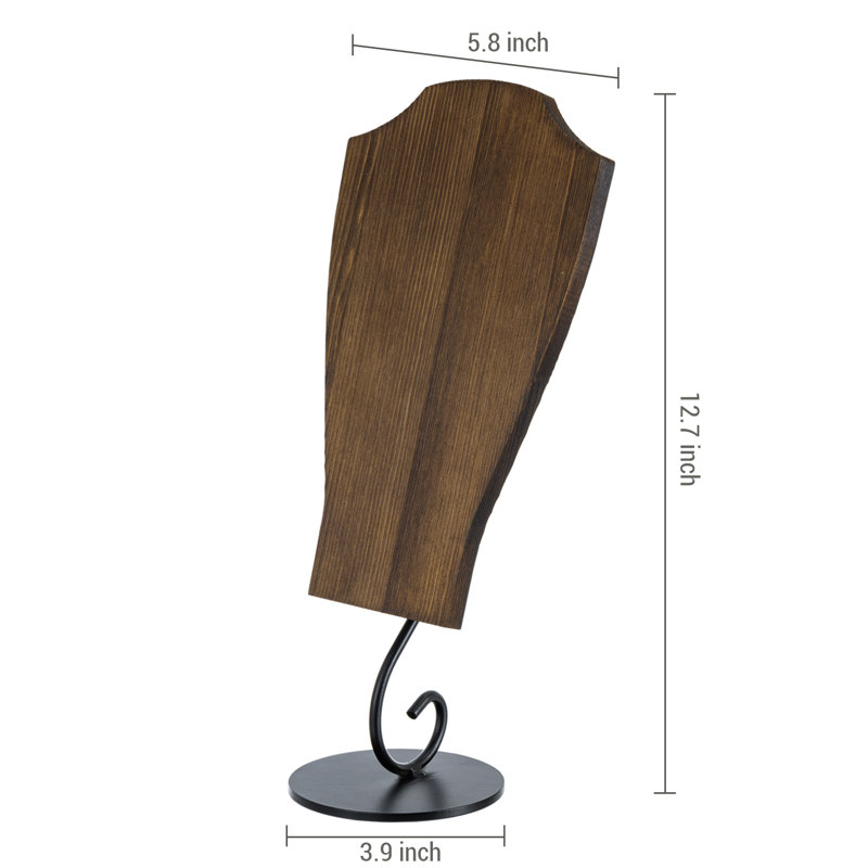 Présentoir à bijoux en bois massif