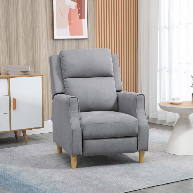 Fauteuil inclinable manuel avec repose-pieds