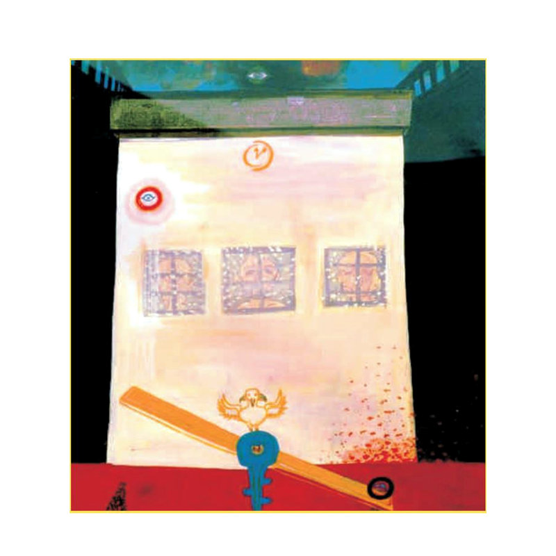 Étrange jeu | Couleurs acrylique | Par Krishna Rajendra