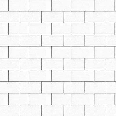 «Danaiya 83 Oranges White Brick» par - Impression sur toile tendue