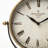 Modern & Contemporary Traditional Analog Quartz movement / Crystal Tabletop Clock in Gold