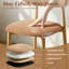Tabouret de bar rembourré, hauteur du comptoir, avec structure en métal imitation bois et repose-pieds (lot de 1)-891409096-891409100
