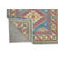 Tapis de couloir oriental bleu Kazak