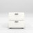 2 - Drawer Nightstand in White