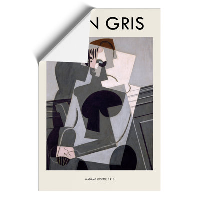 Madame Josette Gris by Juan Gris - No Frame Print