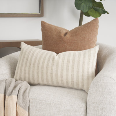Housse de coussin carré en lin Jack