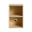 Meuble-lavabo mural 42 po avec lavabo d'art en céramique, 1 tablette de rangement et 2 portes à fermeture en douceur-121938620