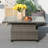 Rectangular Wicker Adjustable Outdoor Dining Table-94394877-94394878