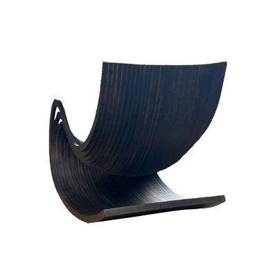 Chaise berçante simple en bois massif